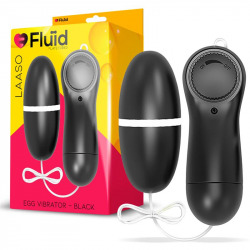 Laaso Huevo Vibrador Negro