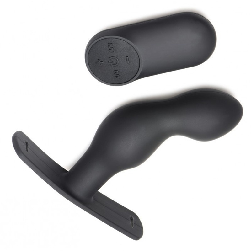 Plug Prostático Vibrador con Mando y con Arnés