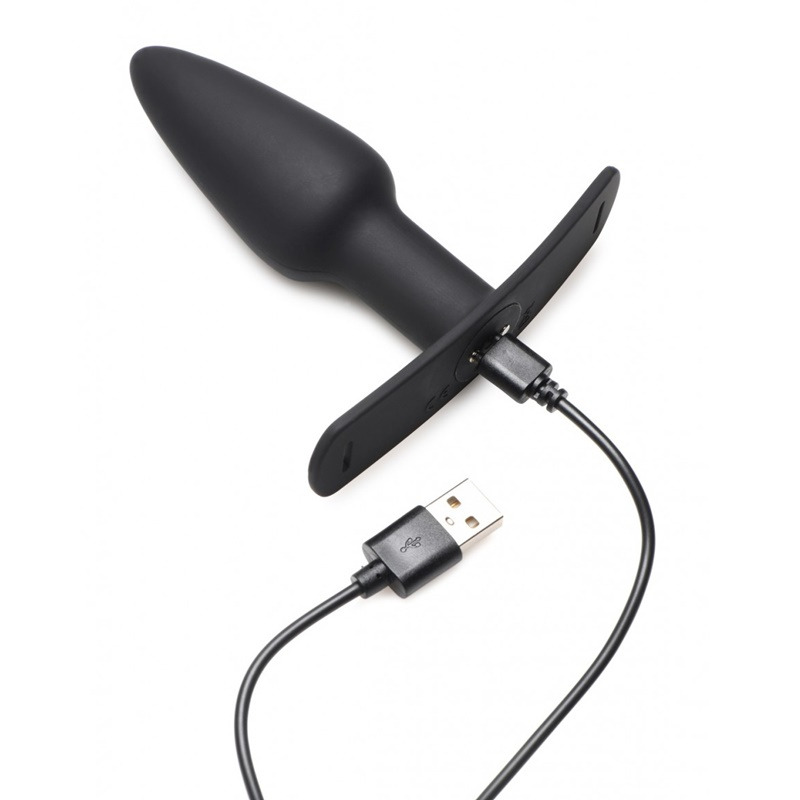 Plug Vibrador con Mando Silicona y con Arnés