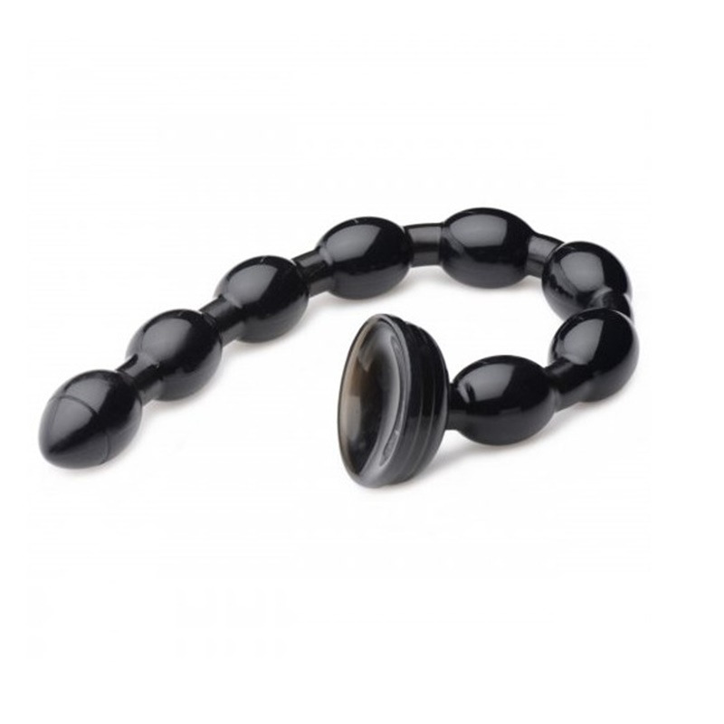 Dildo Ondas con Ventosa 50,8 cm Negro