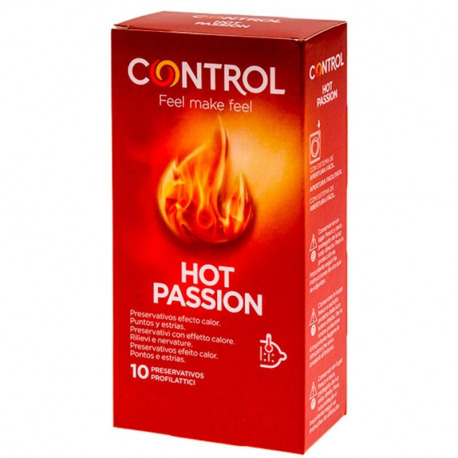 Control Preservativos Hot Passion 10 Uds