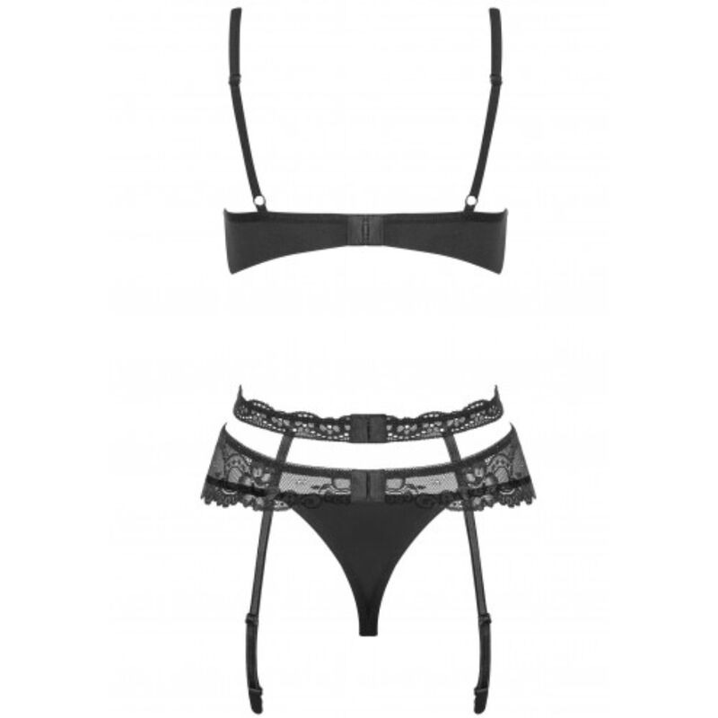 Heartine Set Tres Piezas Negro