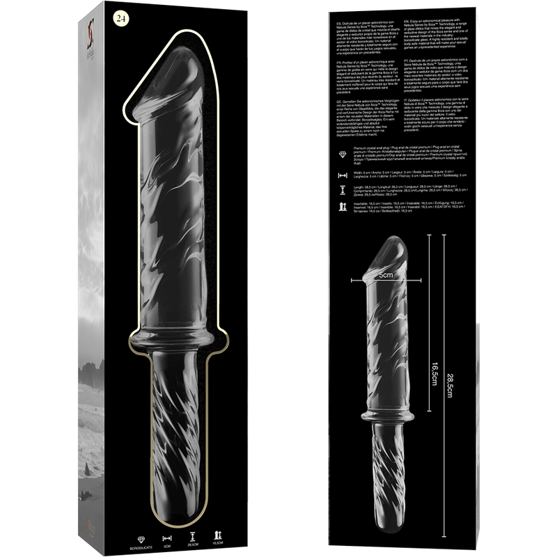 Dildo Cristal Modelo 24 Transparente