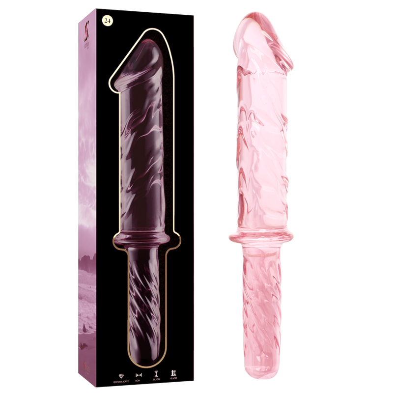 Dildo Cristal Modelo 24 Rosa