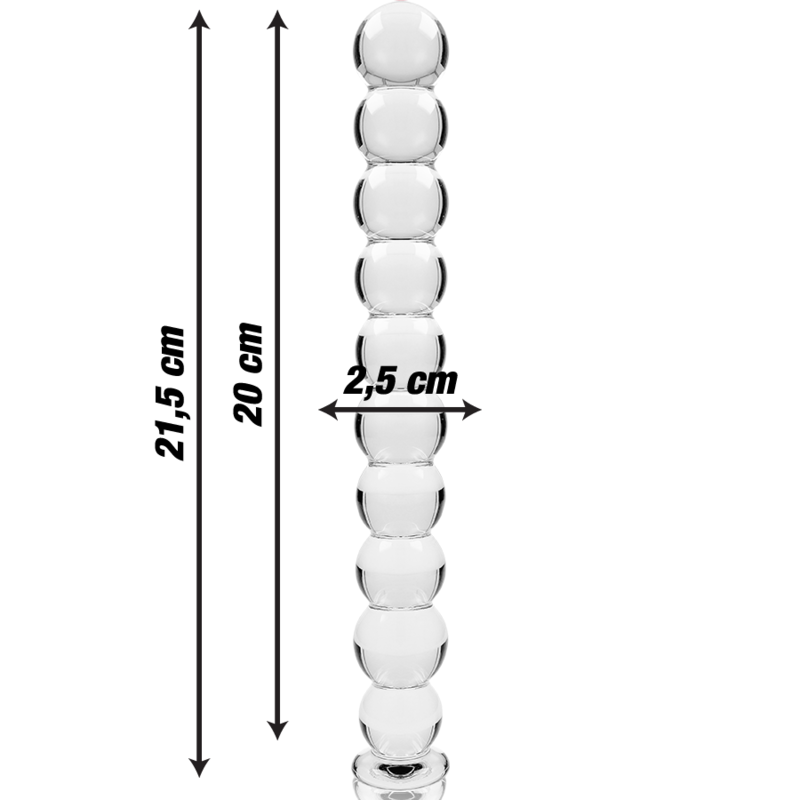 Dildo Cristal Modelo 22 Transparente