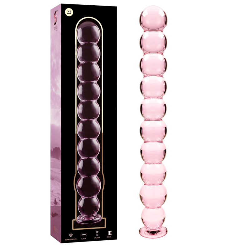 Dildo Cristal Modelo 22 Rosa