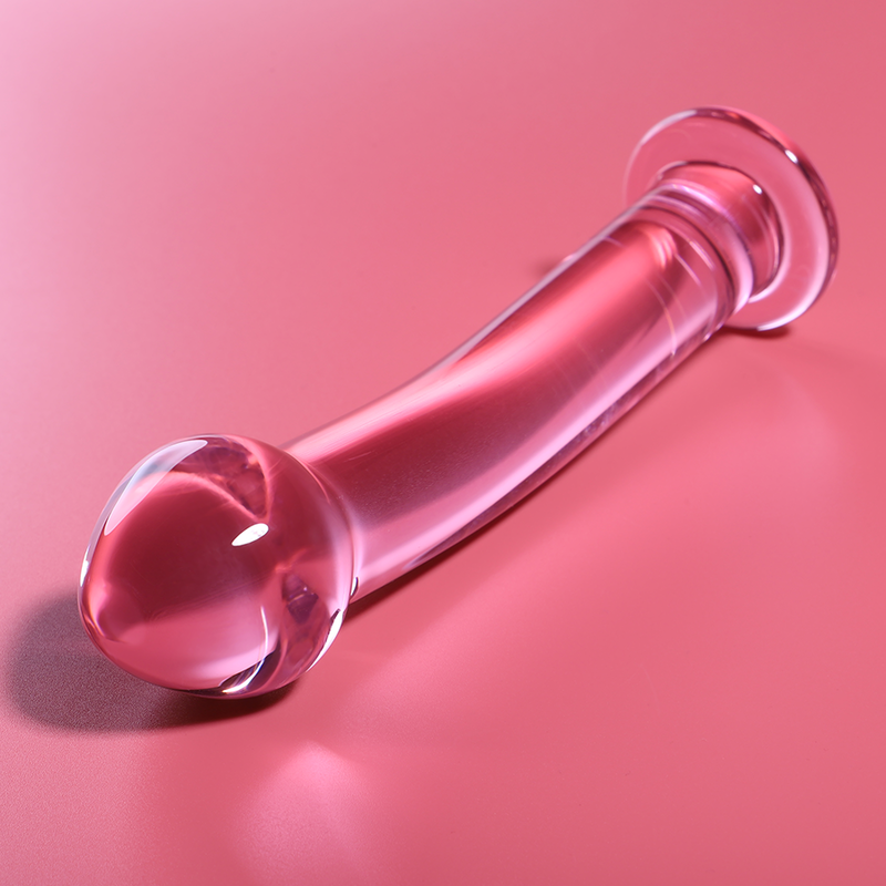 Dildo Cristal Modelo 11 Rosa