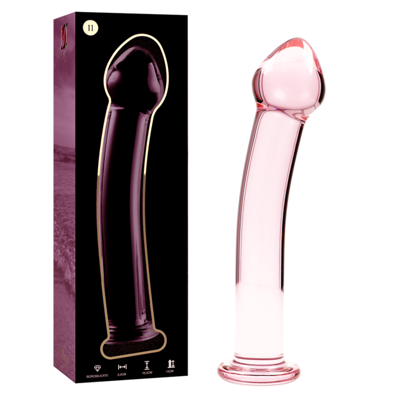 Dildo Cristal Modelo 11 Rosa