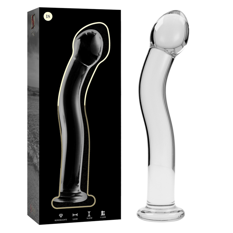 Dildo Cristal Modelo 18 Transparente