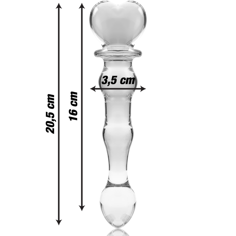 Dildo Cristal Modelo 21 Transparente