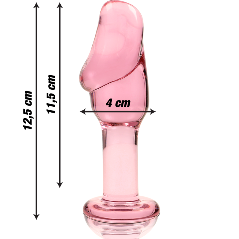 Plug Cristal Modelo 6 Rosa