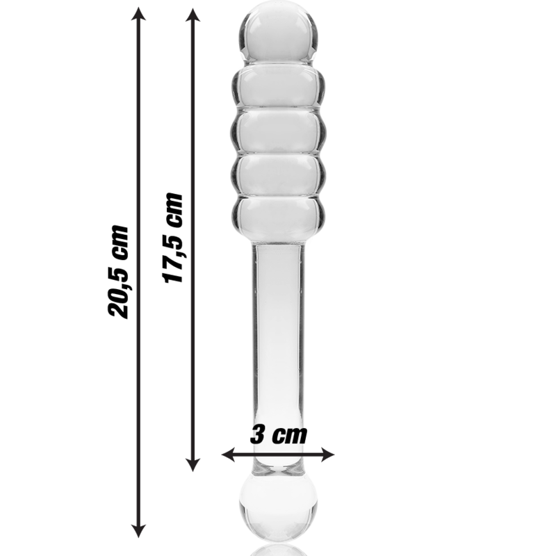 Dildo Cristal Modelo 20 Transparente