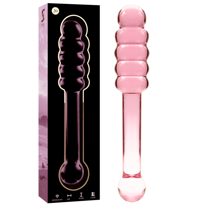 Dildo Cristal Modelo 20 Rosa