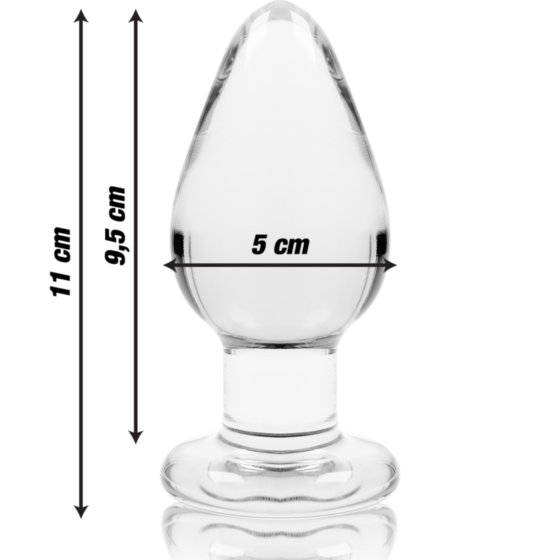 Plug Cristal Modelo 3 Transparente
