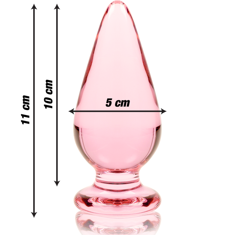 Plug Cristal Modelo 4 Rosa