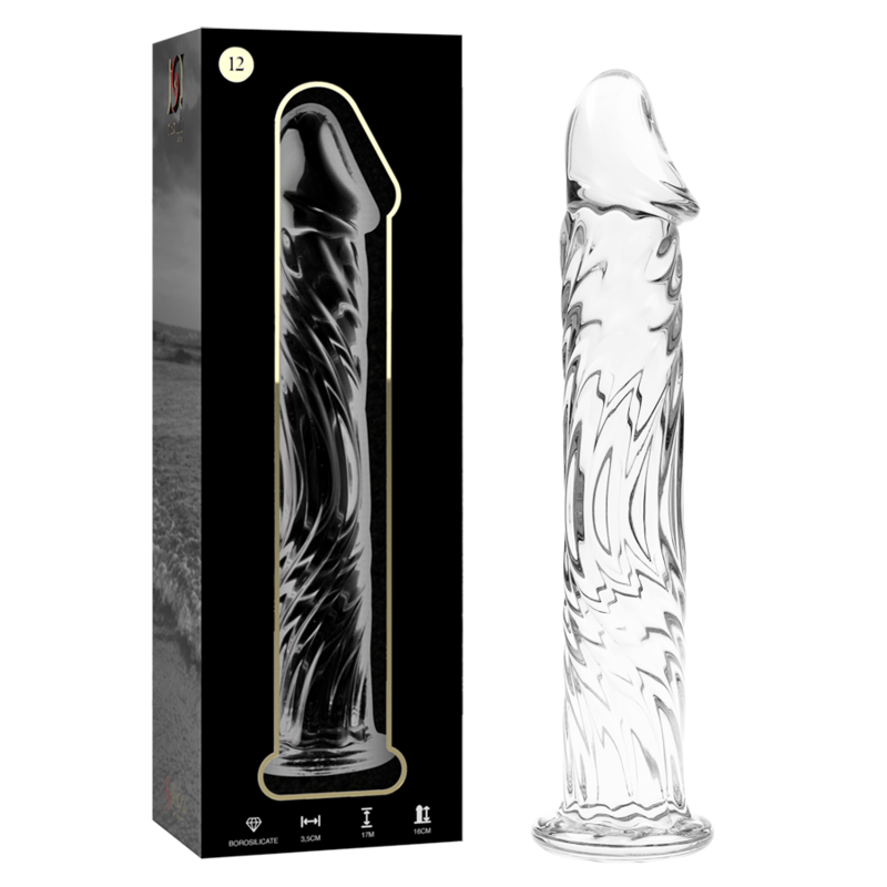 Dildo Cristal Modelo 12 Transparente