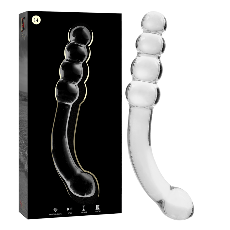 Dildo Cristal Modelo 14 Transparente