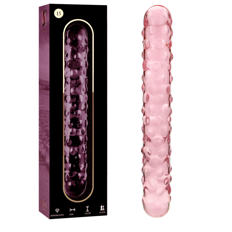 Dildo Cristal Modelo 15 Rosa