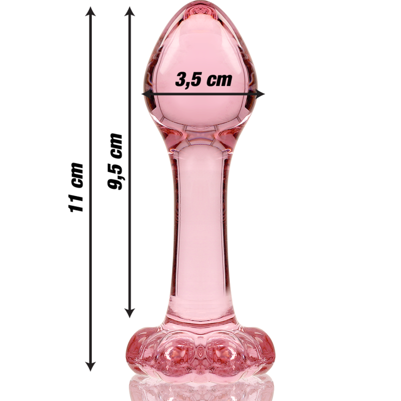 Plug Cristal Modelo 2 Rosa