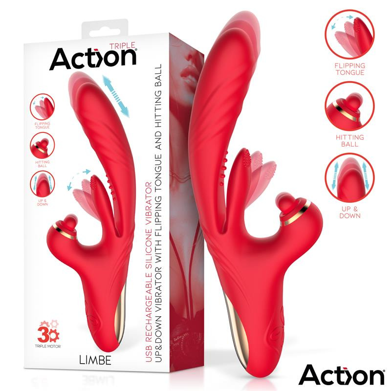 Limbe Vibrador con Lengua y Up and Down