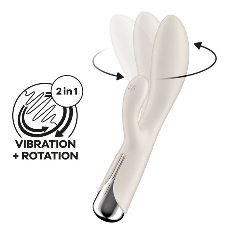 Satisfyer Spinning Rabbit 1 Beige