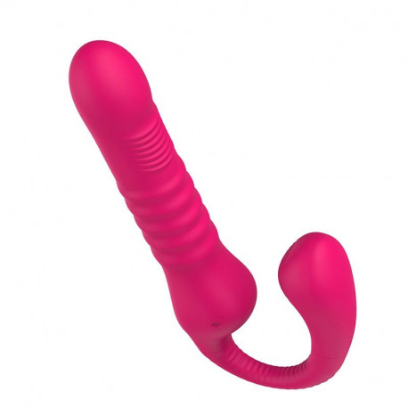 No TwentyThree Vibrador Doble con Pulsación y Thrusting Flexible 180º