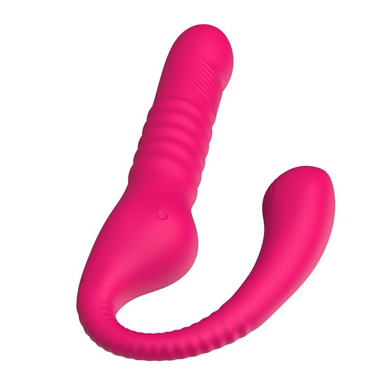 No TwentyThree Vibrador Doble con Pulsación y Thrusting Flexible 180º