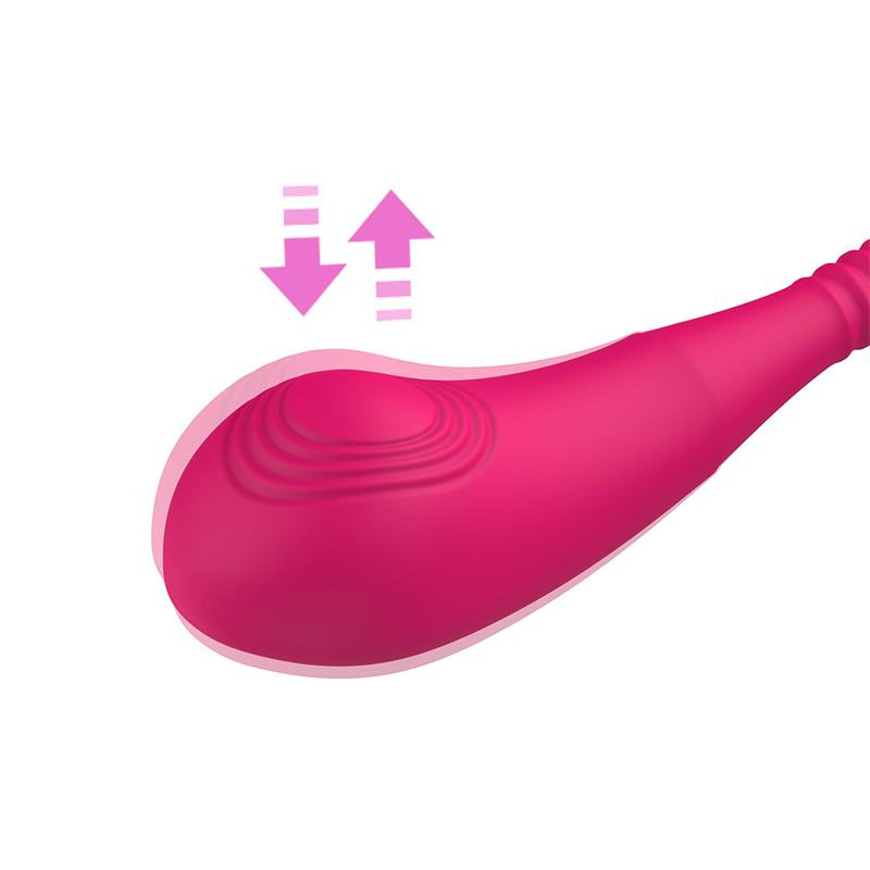 No TwentyThree Vibrador Doble con Pulsación y Thrusting Flexible 180º