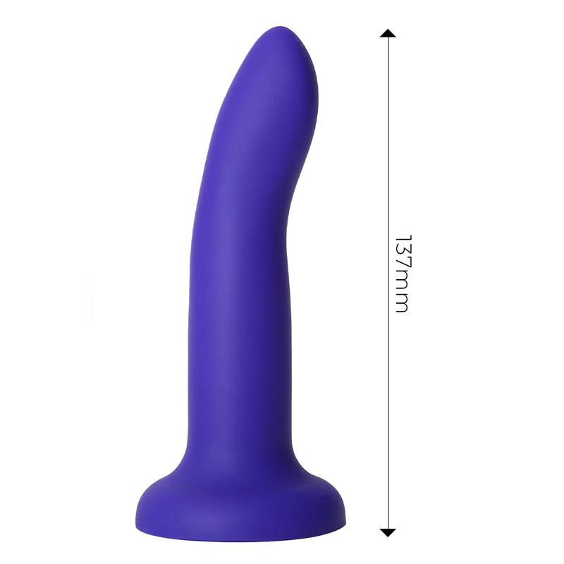 Dildo que Cambia de Color Púrpura a Rosa Talla S 14 cm