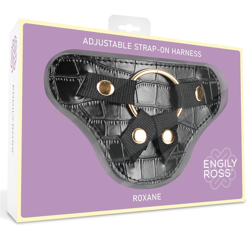 Roxane Arnés Universal Ajustable 3 Anillos Negro