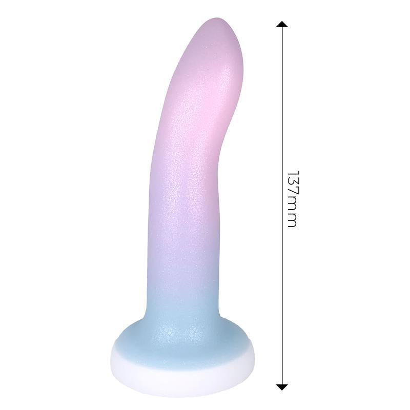 Dildo con Ventosa Color Degradado 13,6 cm