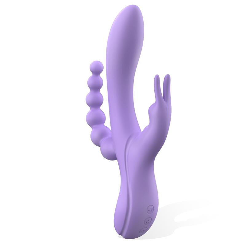 Lindsay Vibrador con Cadena Anal Unibody 2 Motores