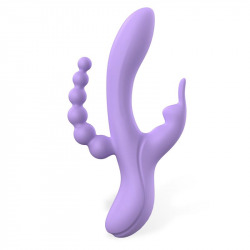 Lindsay Vibrador con Cadena Anal Unibody 2 Motores