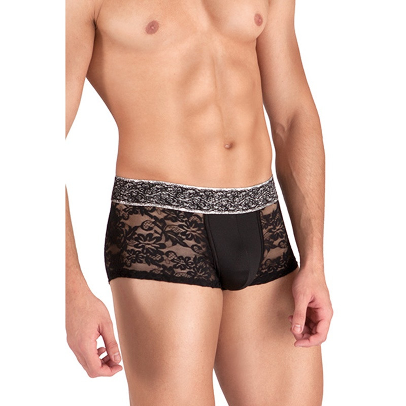 Boxer Floral Negro TU