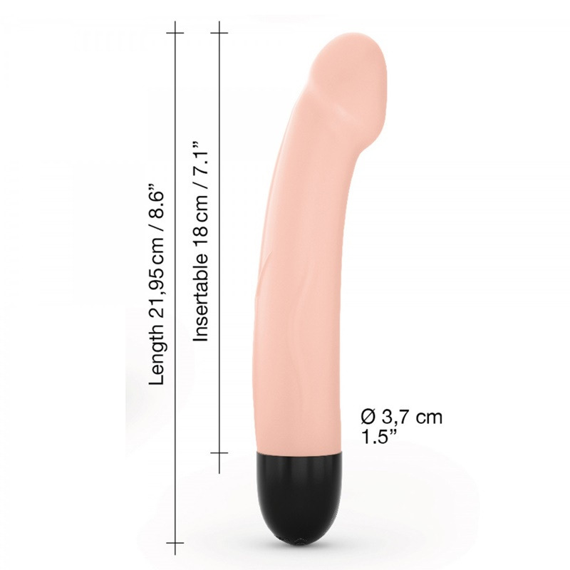 Vibrador Silicona Recargable M Flesh