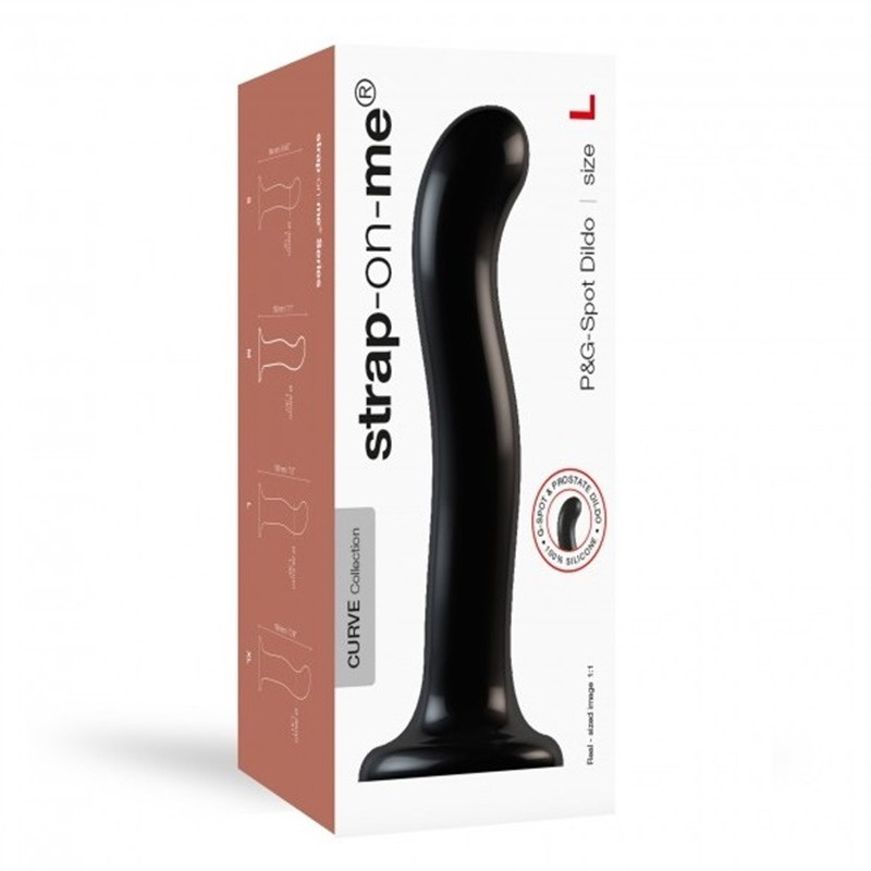 Dildo Estimulador Punto P/G Negro L