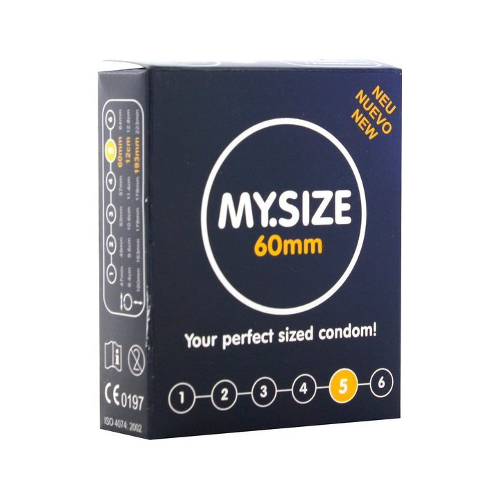 My Size Preservativos 60 mm 3 Unidades