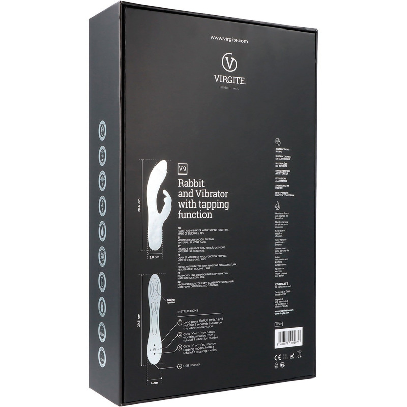 Vibrador Tapping V9 Negro