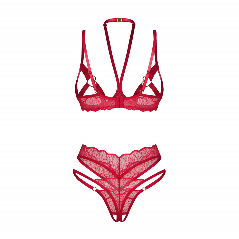 Cupide Decir 2-Pcs Crotchless Set