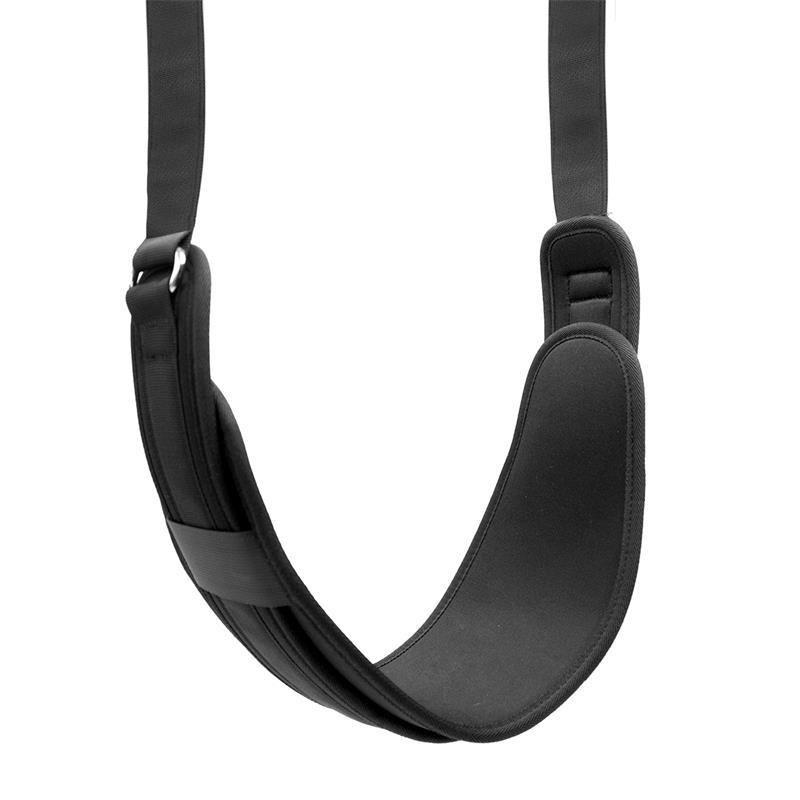 Columpio de Puerta Ajustable con Soporte de Piernas y Asiento