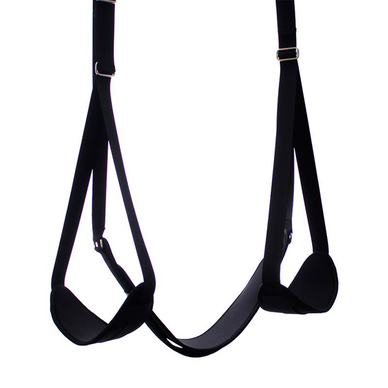 Columpio de Puerta Ajustable con Soporte de Piernas y Asiento