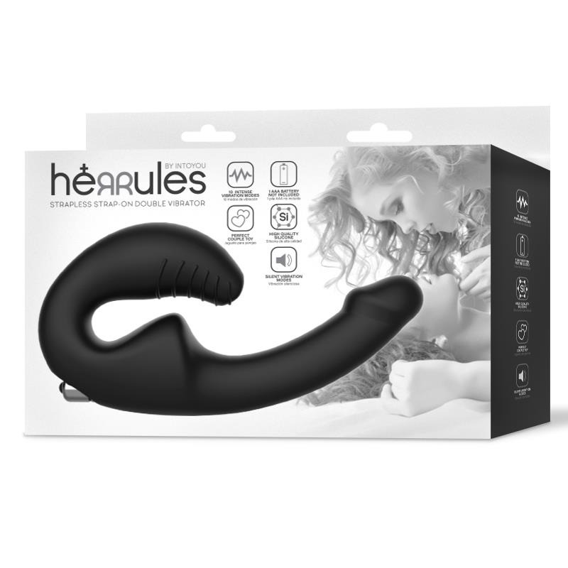 Stap-on Vibrador Doble sin Arnés