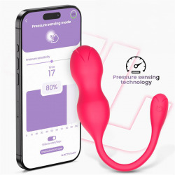 Kyra Entrenador de Suelo Pélvico con App Rosa