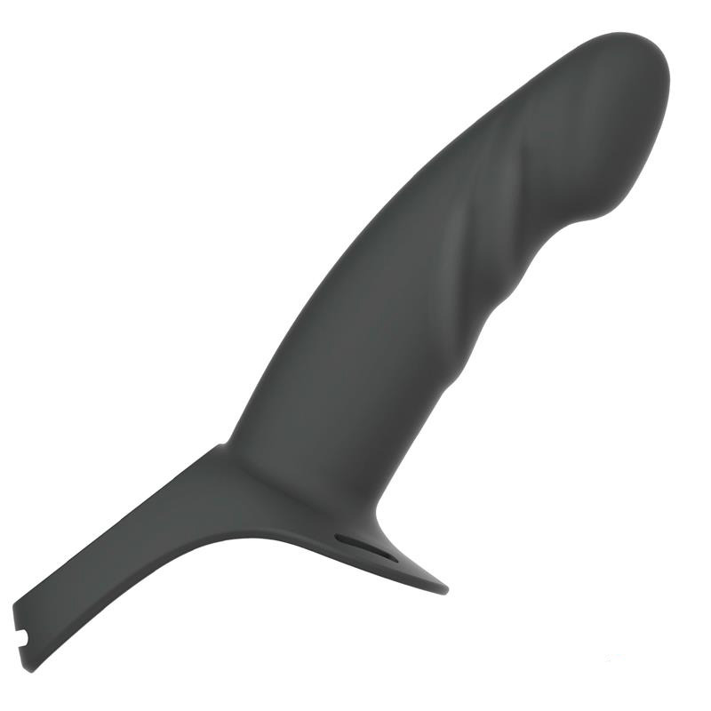 Arnés Strap-on con Dildo Hueco Talla S Negro