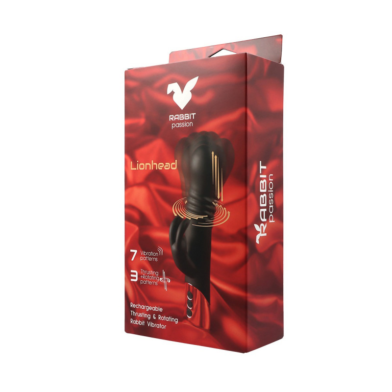 Lionhead Vibrador Rabbit Thusting and Rotating
