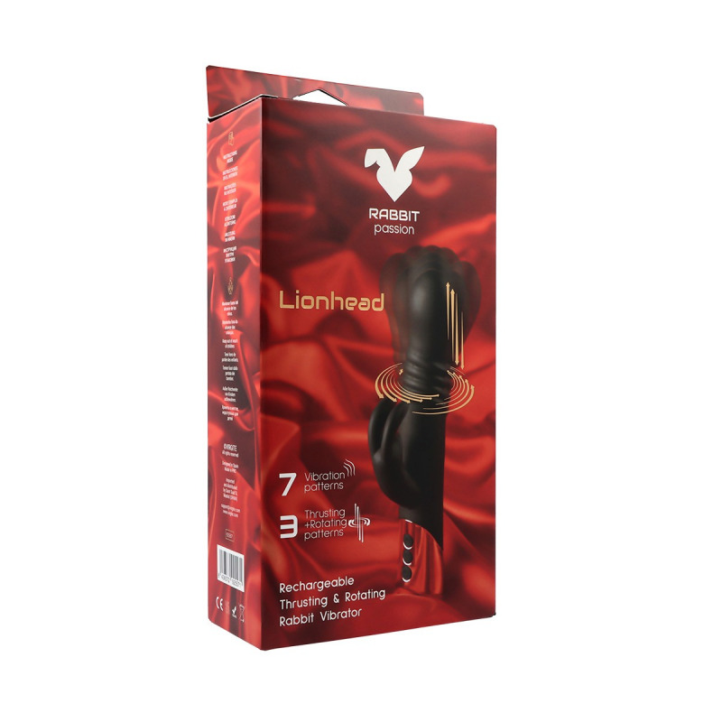Lionhead Vibrador Rabbit Thusting and Rotating
