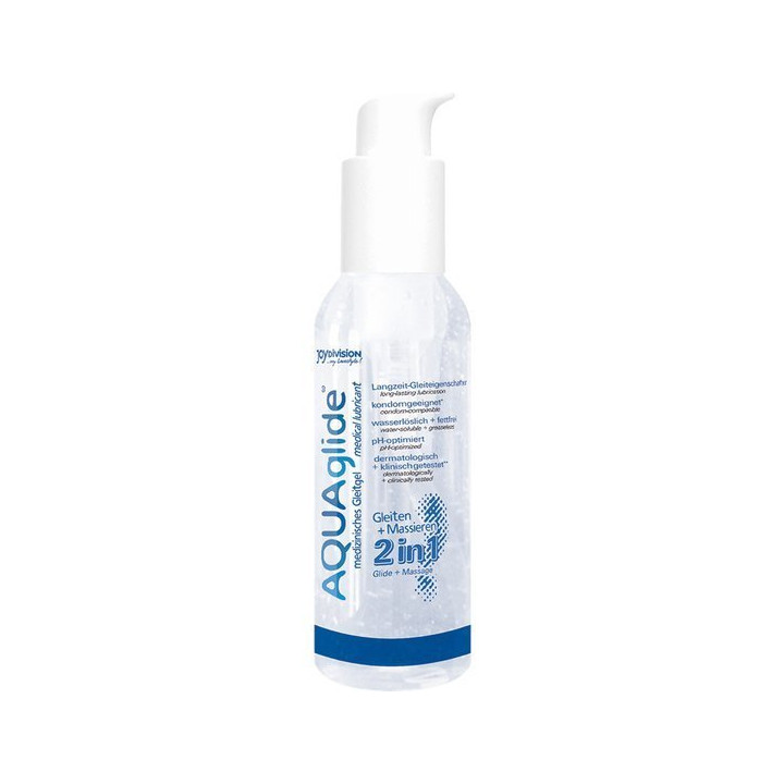 Aquaglide 2 en 1 Lubricante + Masaje 125 ml