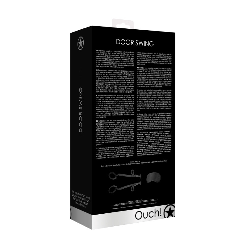 Columpio de Puerta Deluxe Negro