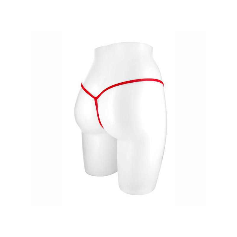 Tanga Rojo Abierto Sandra Talla Única