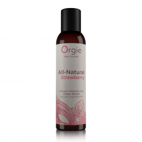 Lubricante Natural Base Agua Fresa 150 ml